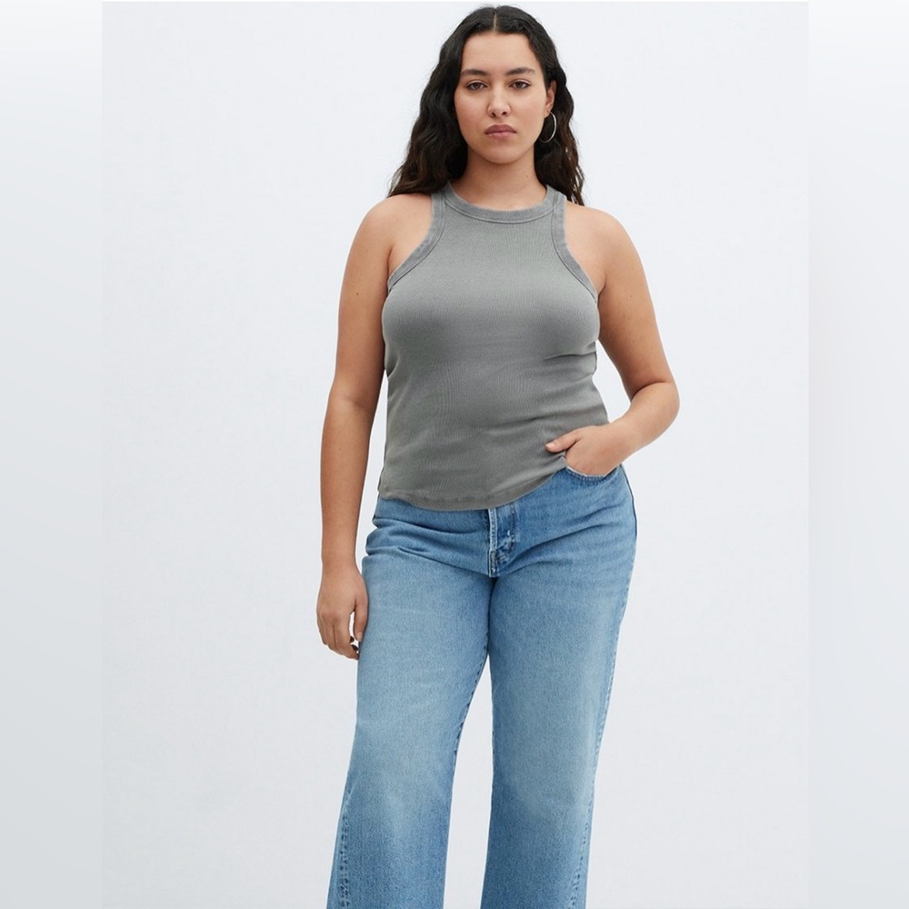 MANGO Ribbed Fitted Top - Picture 2 of 6